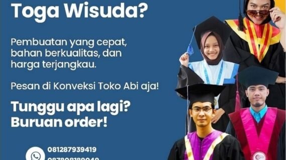 bikin toga wisuda