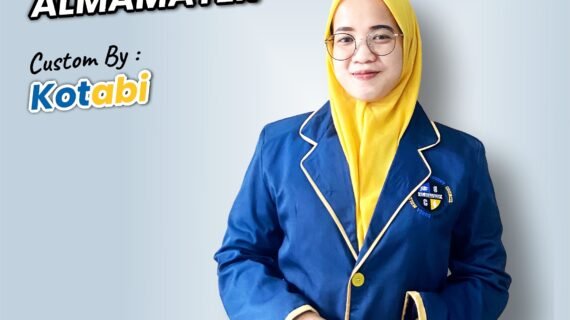 konveksi jas almamater warna biru