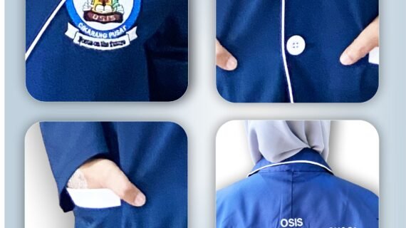 toko jas almamater biru dongker tangerang