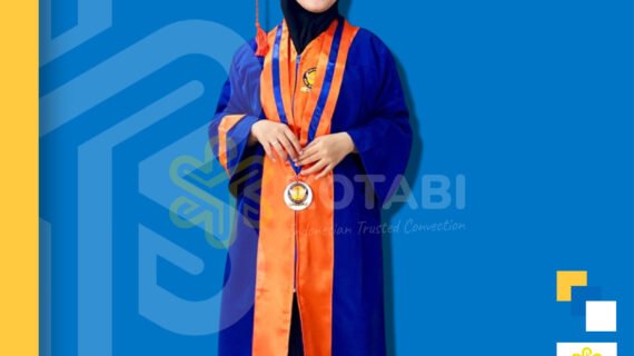 tempat konveksi toga wisuda depok yang bisa custom logo kampus