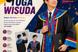 Pembuatan Toga Wisuda Pria